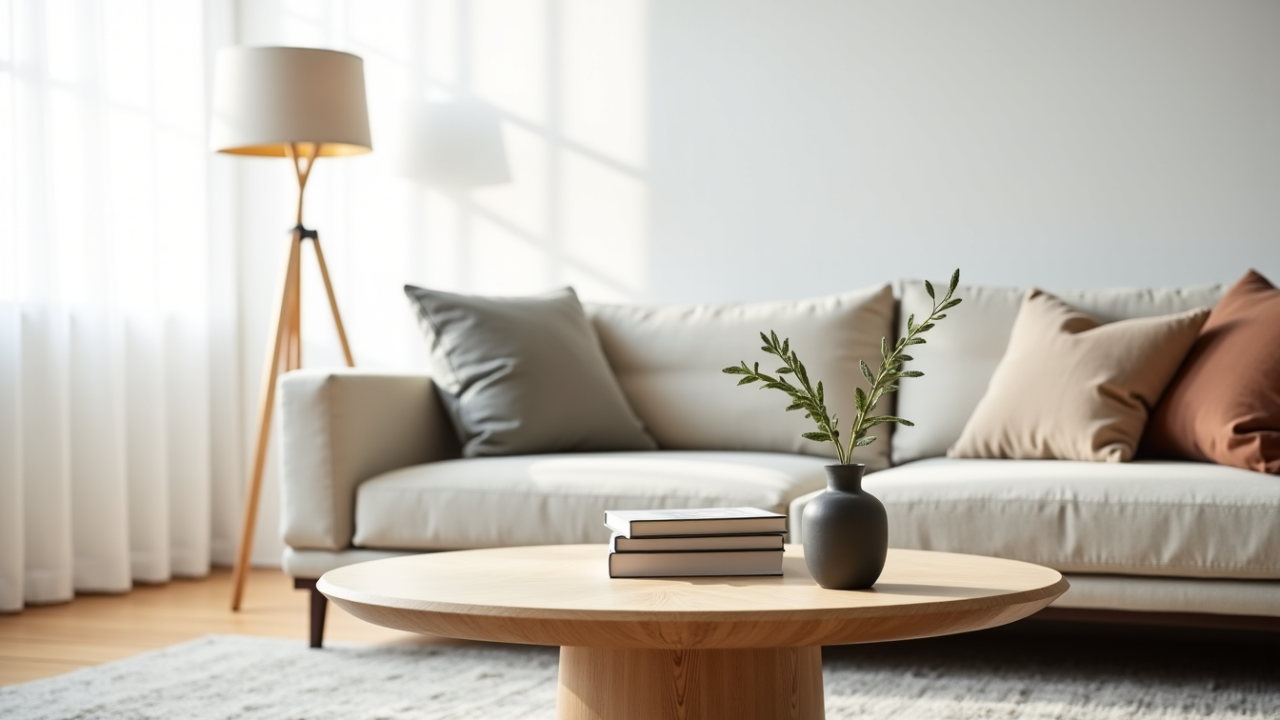 Créez un salon design à moindre coût avec cette table basse ovale