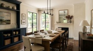 salle à manger rénovée