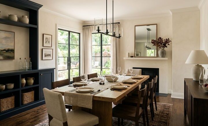 salle à manger rénovée
