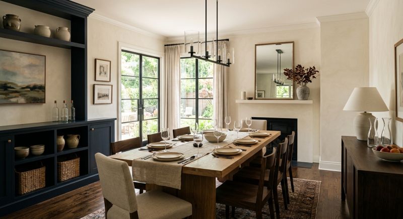 salle à manger rénovée